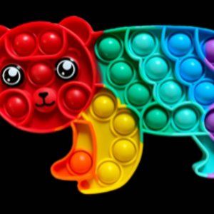 Fidget Toy Pop Its Bear